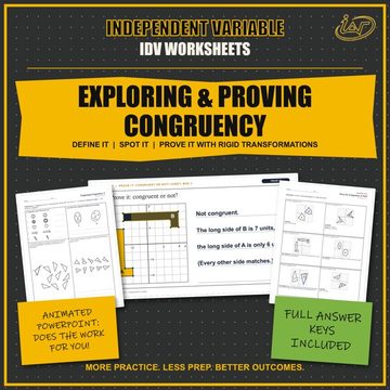 Exploring and Proving Congruency lesson cover