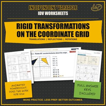 Rigid Transformations on the Coordinate Grid lesson cover