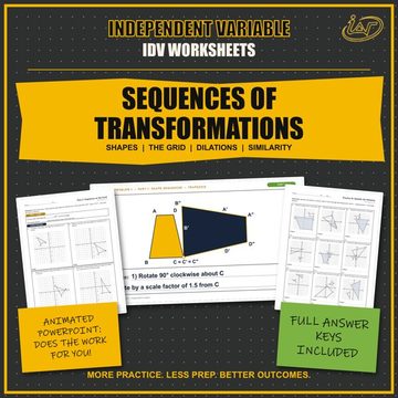 Sequences of Transformations lesson cover