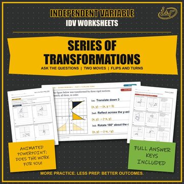Series of Transformations lesson cover