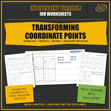 Transforming Coordinate Points lesson cover